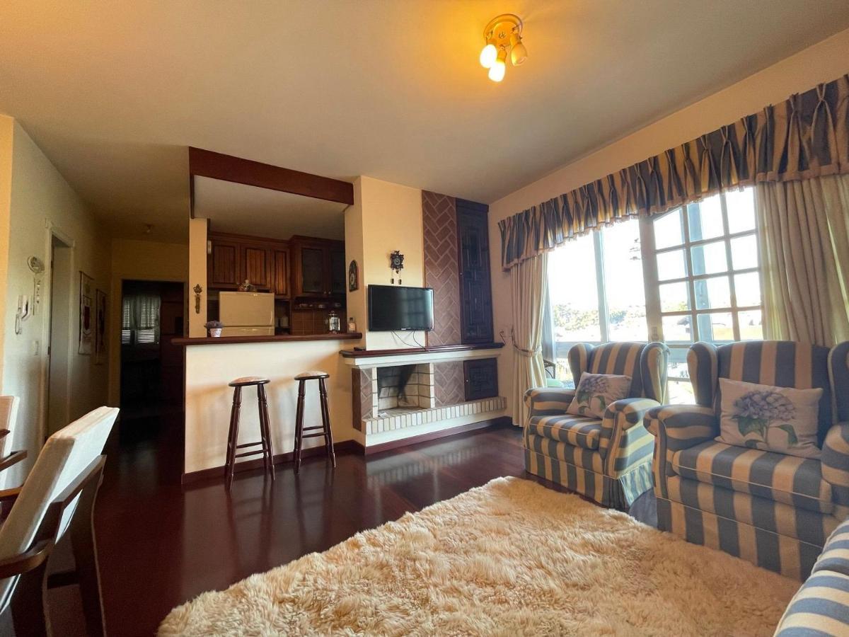 דירות Apartamento No Centro De Gramado 200 Metros Da Rua Coberta מראה חיצוני תמונה