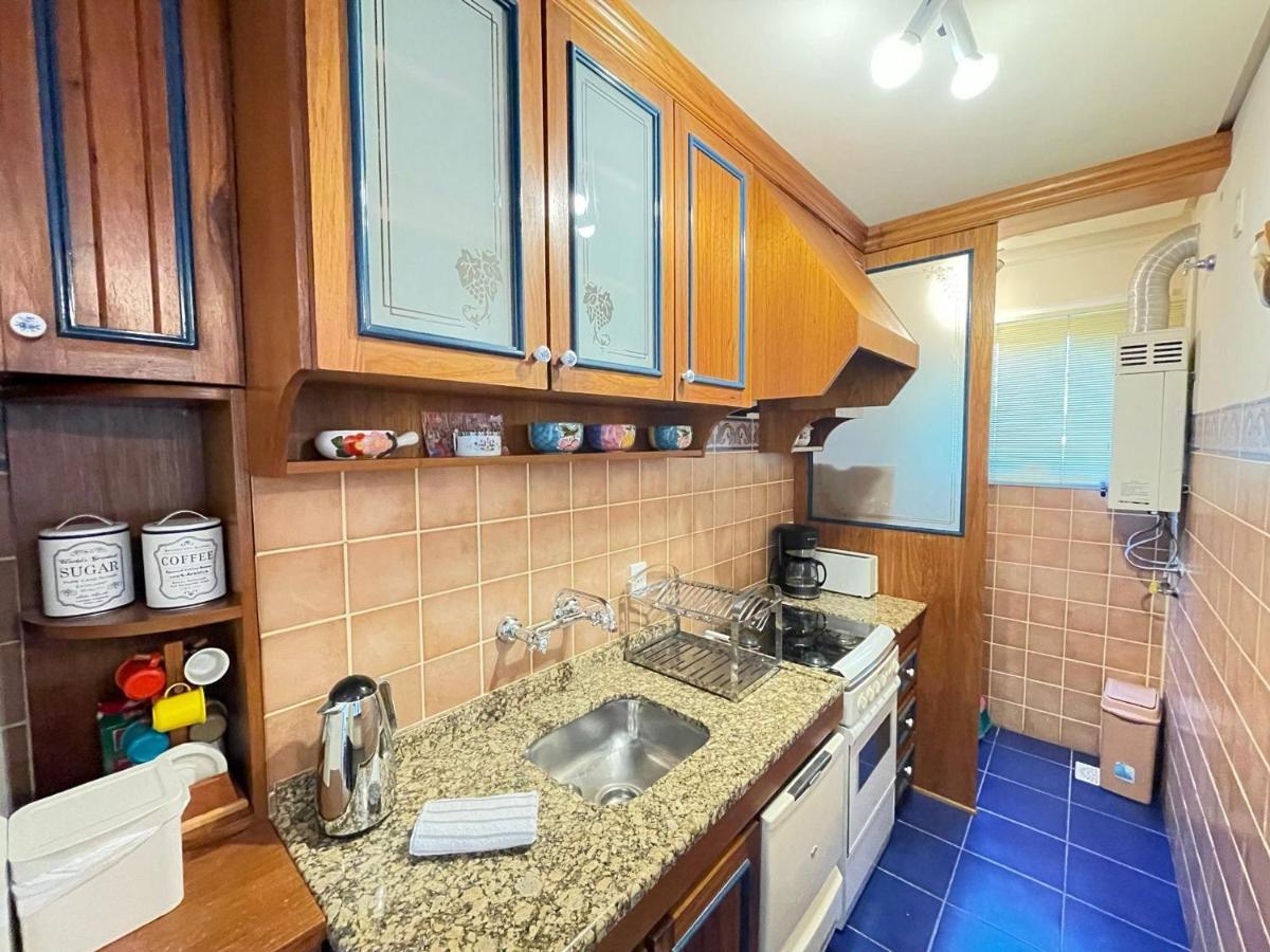 דירות Apartamento No Centro De Gramado 200 Metros Da Rua Coberta מראה חיצוני תמונה